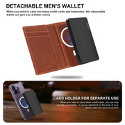 TOYFID Aluminum Alloy Wallet With Genuine Leather Cover Men's Billfolds-2