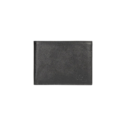 K10812AB | Men's Wallets in Saffiano Genuine Leather. Black colour. 8 credit card slots. Dimensions when closed: 12.5 x 9.5 x 1 cm. Packaging: Rigid bottom/lid gift box-2