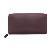 K10838XB | Women's Wallets in Saffiano Genuine Leather. Bordeaux color. 6 credit card slots. Dimensions when closed: 18.5 x 10 x 2.5 cm. Packaging: Rigid bottom/lid gift box-0