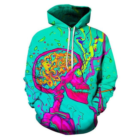 New Digital Print Men Women Hip Hop Streetwear Hoodies