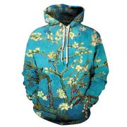 New Digital Print Men Women Hip Hop Streetwear  Hoodies